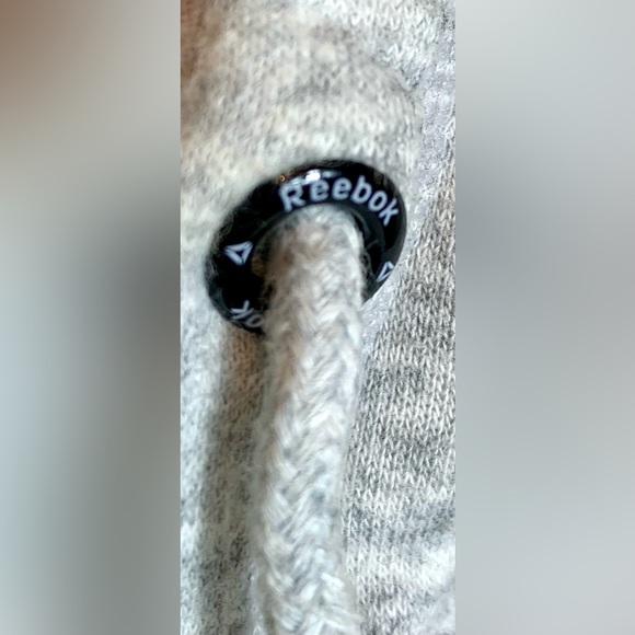 Reebok Heather Gray Hoodie. Thick and Soft. - Picture 8 of 9